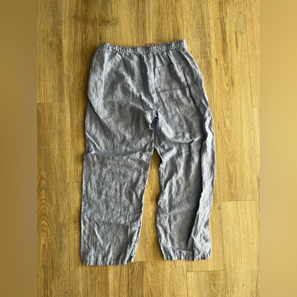 J.Crew Women’s Soleil pant in linen French Blue - Medium Petite - Picture 8 of 9